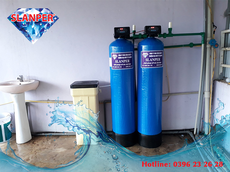 Hệ thống lọc nước giếng khoan nhiễm sắt nặng Slanper SLP.F301